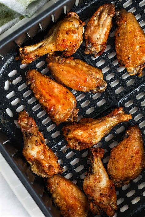 ninja air fryer chicken wings time and temp